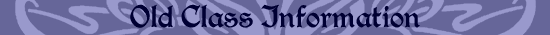 Old Class Information